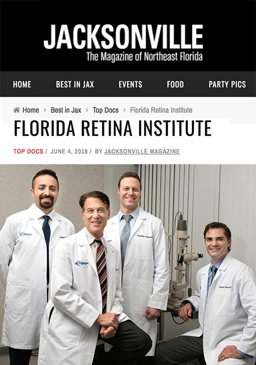 image of jacksonville magazine, top docs 2018