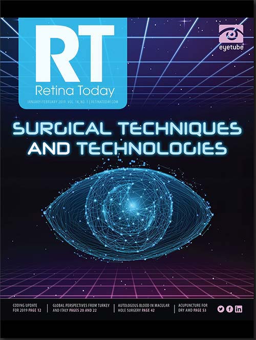 rt, retina today, january, february, dr houston